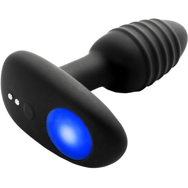 Черный интерактивный вибратор OhMiBod Lumen for Kiiroo с подсветкой - 10,2 см. Фотография 11.