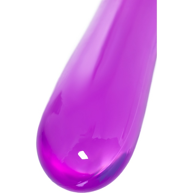 Фиолетовый двусторонний фаллоимитатор Frica - 23 см. Фотография 9.