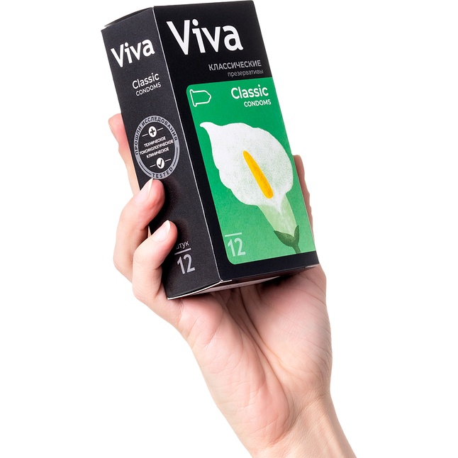 Классические презервативы VIVA Classic - 12 шт. Фотография 4.
