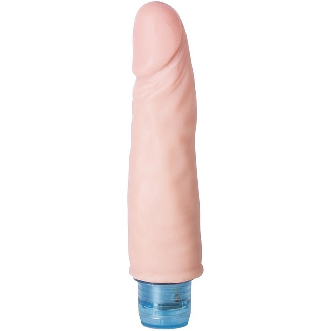 Телесный вибромассажёр Vibro Realistic Cock Dildo - 17,5 см