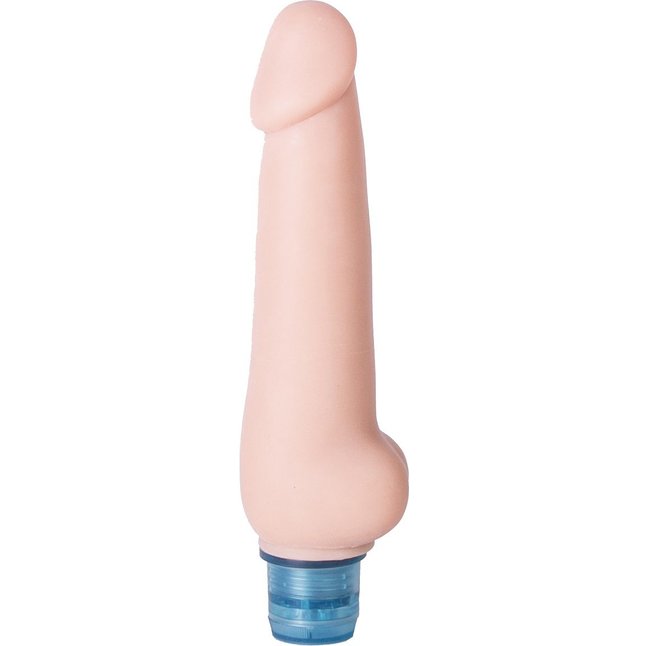 Телесный вибромассажёр Vibro Realistic Cock Dildo - 19,5 см