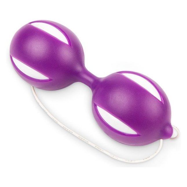 Фиолетовые вагинальные шарики с петелькой. Фотография 3.