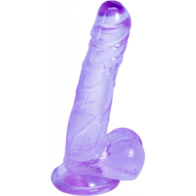 Фиолетовый фаллоимитатор Oxygen - 17,5 см - Intergalactic