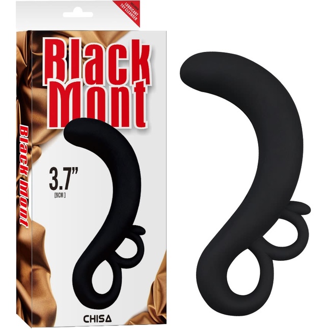 Черный G-стимулятор Two-Finger G-Spot Plug - 14 см - Black Mont. Фотография 5.