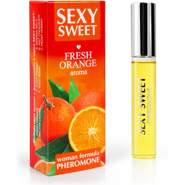 Парфюмированное средство для тела с феромонами Sexy Sweet с ароматом апельсина - 10 мл - Духи с феромонами Erowoman-Eroman