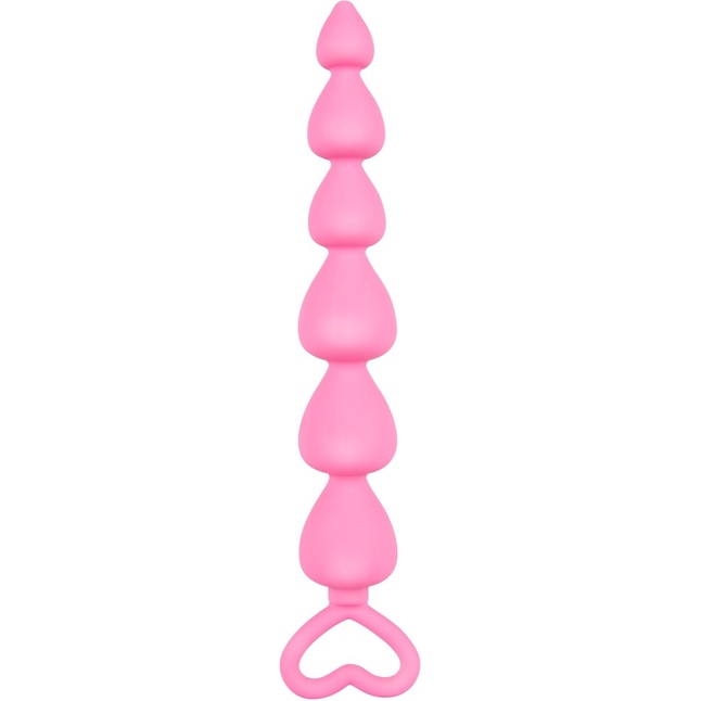 Розовая анальная цепочка Plip Plop - 17,5 см - You2Toys