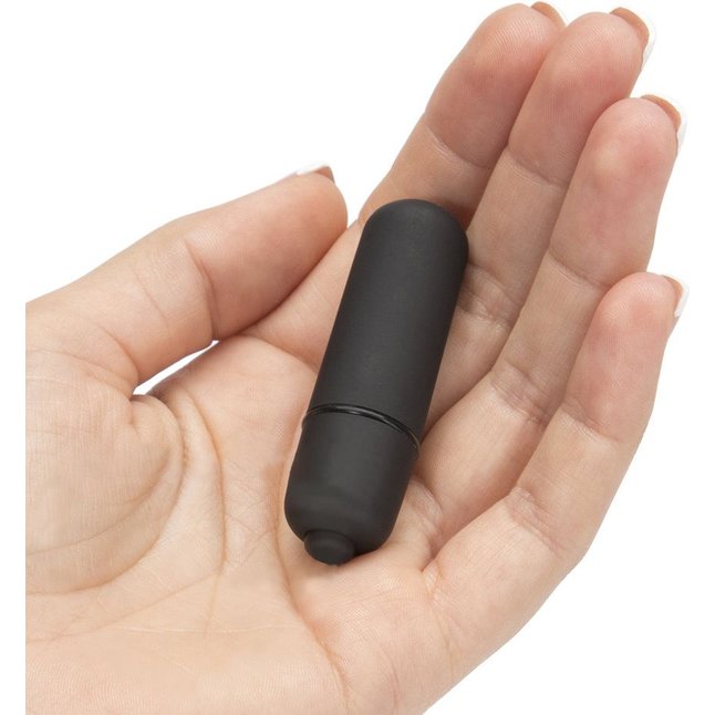 Черная вибропуля X-Basic Bullet Mini 10 speeds - 5,9 см. Фотография 3.