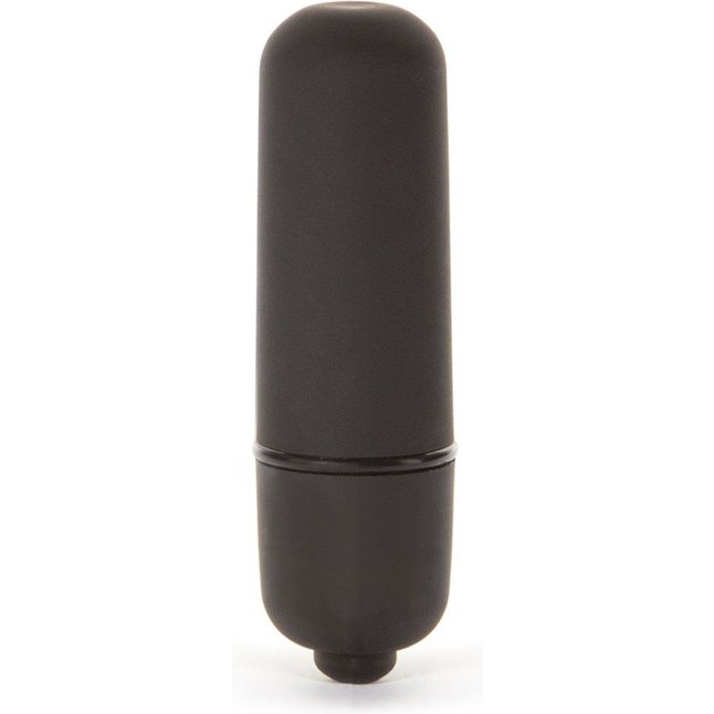 Черная вибропуля X-Basic Bullet Mini 10 speeds - 5,9 см