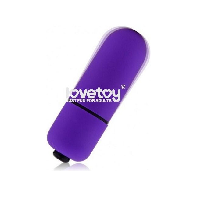 Фиолетовая вибропуля X-Basic Bullet Mini 10 speeds - 5,9 см