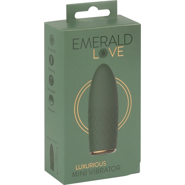 Зеленый мини-вибратор Luxurious Mini Vibrator - 11,5 см - You2Toys. Фотография 8.