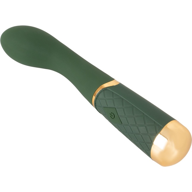 Зеленый стимулятор точки G Luxurious G-Spot Massager - 19,5 см - You2Toys. Фотография 3.