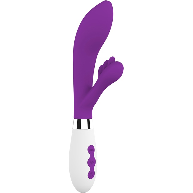 Фиолетовый вибратор-кролик Agave - 23,1 см - Luna