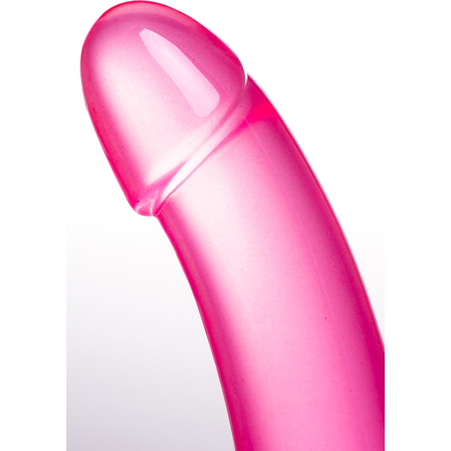 Розовый реалистичный фаллоимитатор Fush - 18 см. Фотография 9.