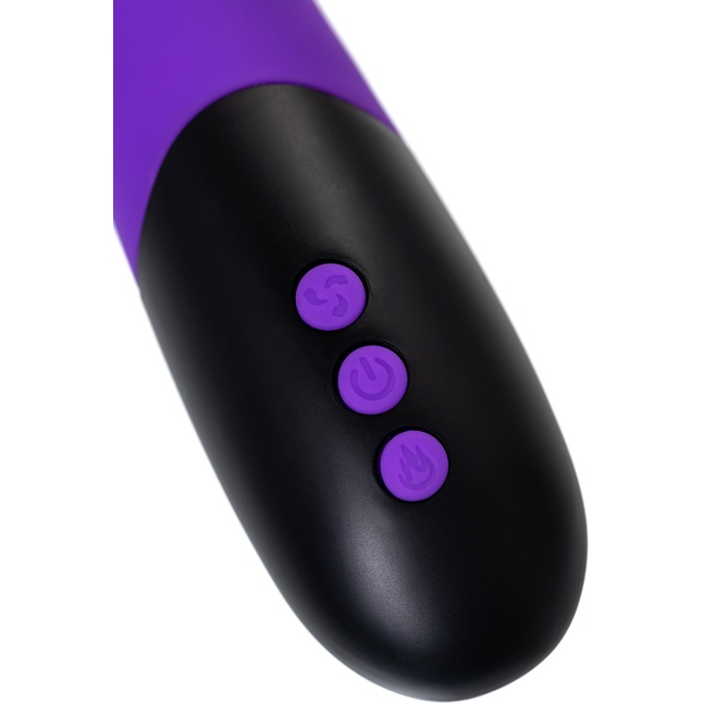Фиолетовый ротатор «Дрючка-заменитель» с функцией нагрева - 18 см. Фотография 9.