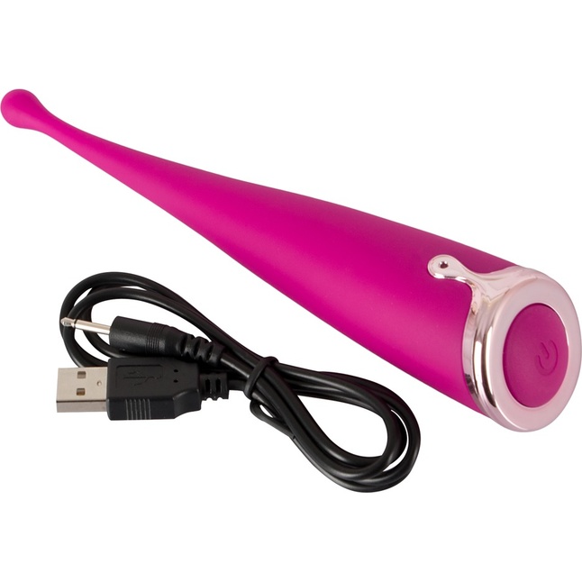 Розовый вибратор для точечной стимуляции Spot Vibrator - You2Toys. Фотография 4.