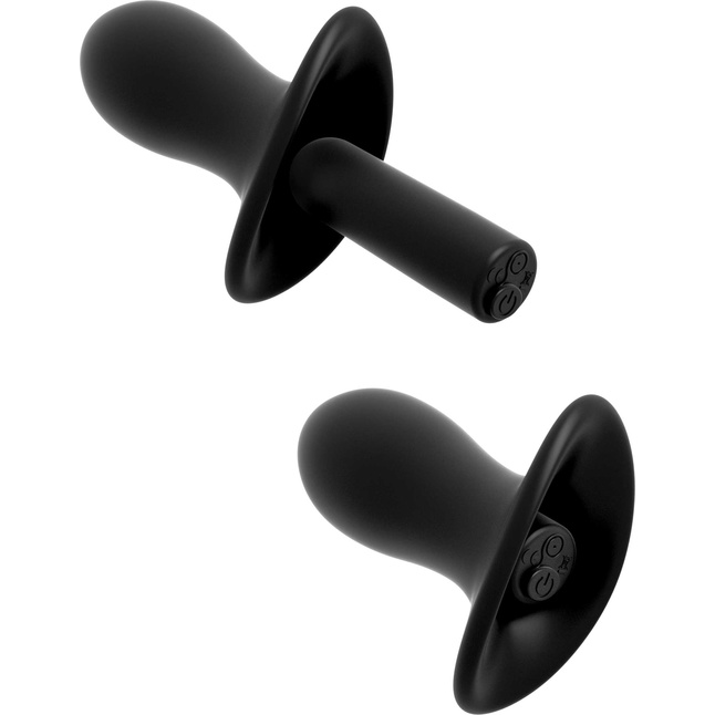Черные трусики Remote Lace Peek-a-Boo S-M-L с вибрацией и анальным стимулятором - Hookup Panties. Фотография 7.
