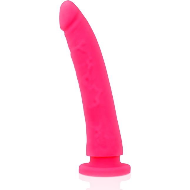 Розовый фаллоимитатор из силикона Delta Сlub Toys Dong Pink Silicone - 20 см