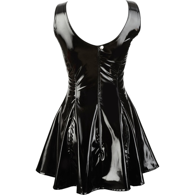 Сексуальное мини-платье с расклешенной юбкой - Black Level. Фотография 4.