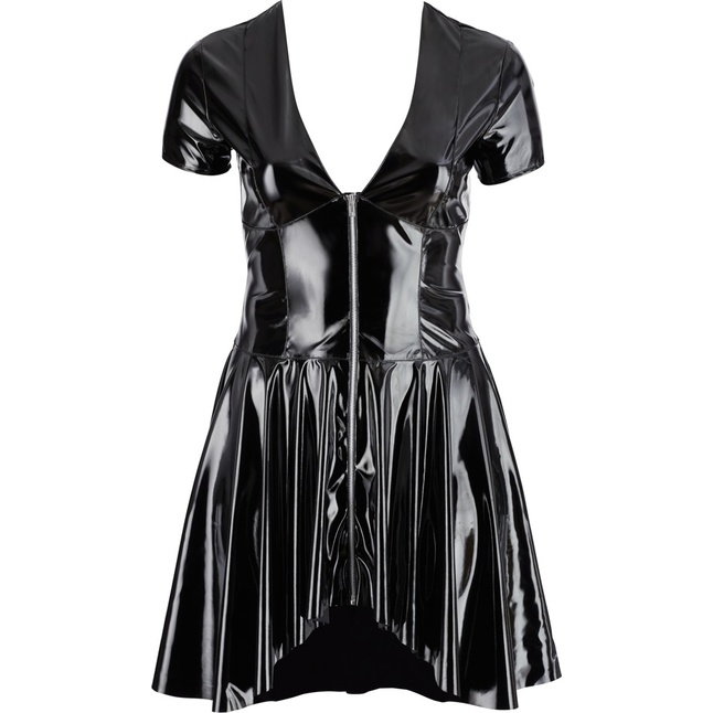 Соблазнительное платье асимметричного кроя с пышной юбкой - Black Level. Фотография 4.