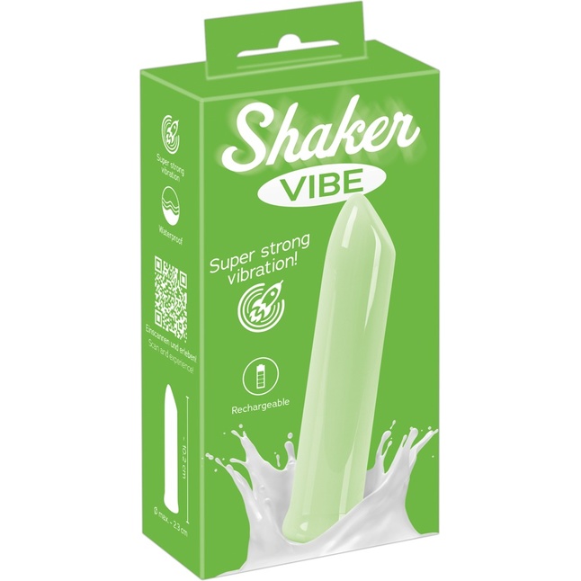 Зеленая вибропуля Shaker Vibe - 10,2 см - You2Toys. Фотография 7.