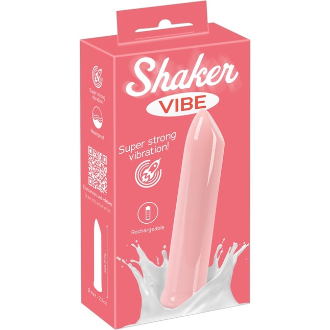 Розовая вибропуля Shaker Vibe - 10,2 см - You2Toys. Фотография 7.