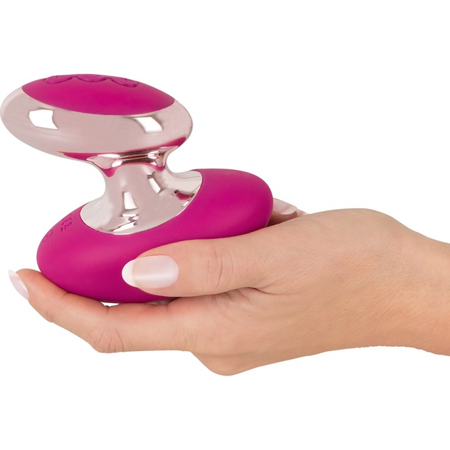 Ярко-розовый вибромассажер Couples Choice Massager - You2Toys. Фотография 4.