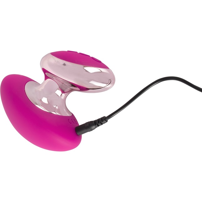 Ярко-розовый вибромассажер Couples Choice Massager - You2Toys. Фотография 6.