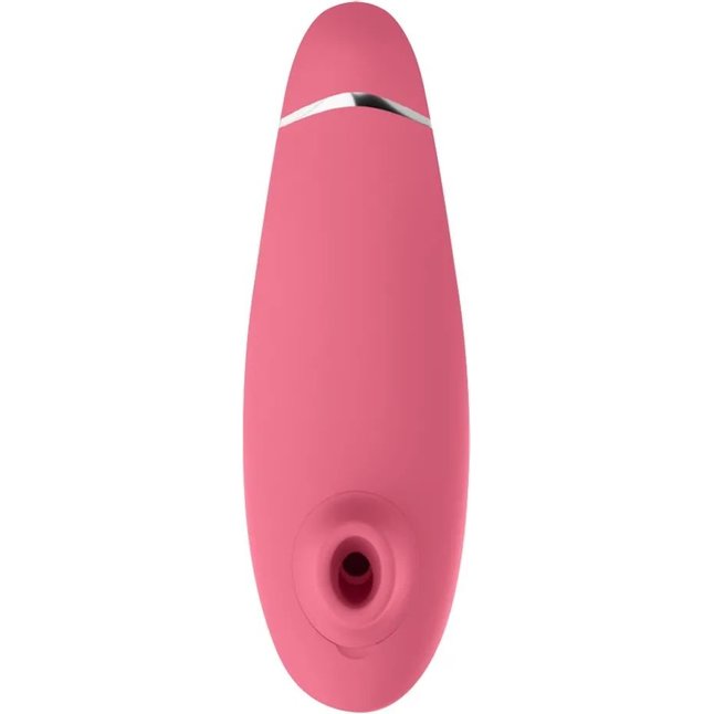 Розовый клиторальный стимулятор Womanizer Premium 2. Фотография 3.