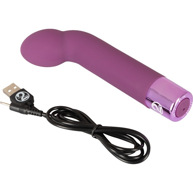Фиолетовый G-стимулятор с вибрацией G-Spot Vibe - 16 см - You2Toys. Фотография 5.