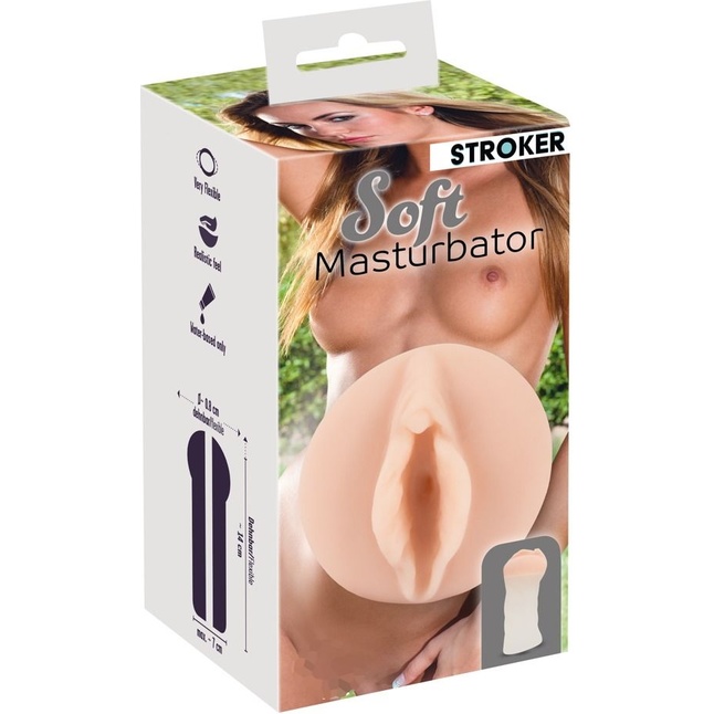 Телесный мастурбатор-вагина Soft Masturbator - You2Toys. Фотография 5.