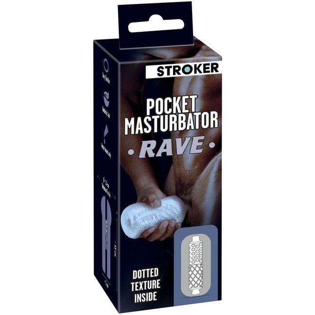 Прозрачный мастурбатор Pocket Masturbator Rave - You2Toys. Фотография 6.