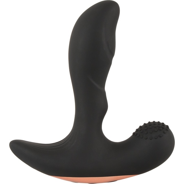 Черный вибромассажер простаты Remote Controlled Prostate Plug with 2 Functions - 13,6 см - You2Toys. Фотография 2.