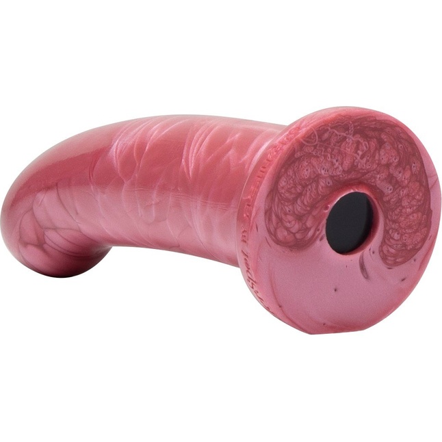 Розовый фаллоимитатор Golden Rose Dildo Large - 17,8 см. Фотография 5.