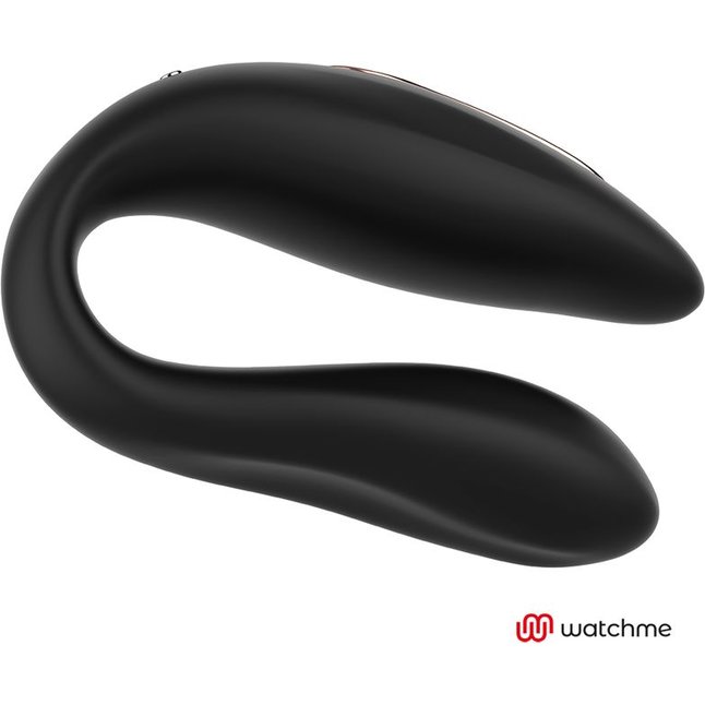 Черный вибратор для пар с пультом-часами. Фотография 11.