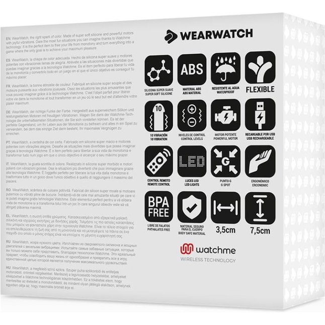 Зеленое виброяйцо с белым пультом-часами Wearwatch Egg Wireless Watchme. Фотография 4.