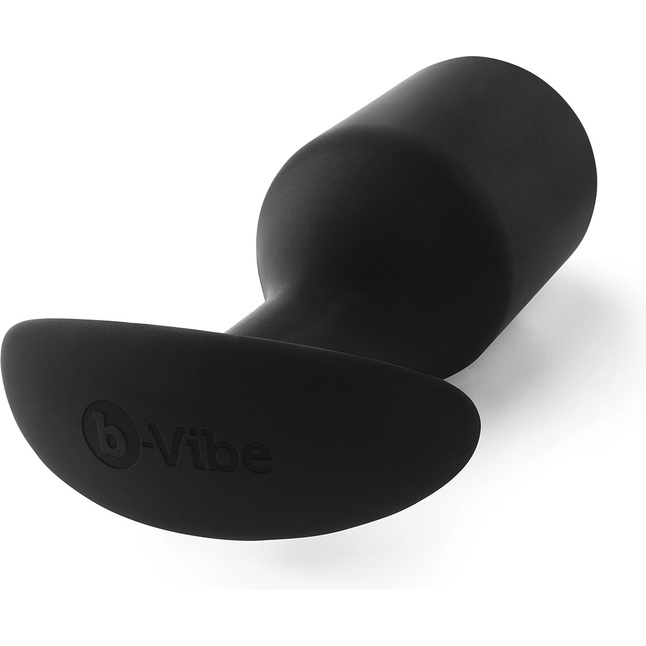 Черная анальная пробка для ношения B-vibe Snug Plug 6 - 17 см. Фотография 3.