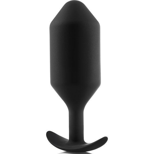Черная анальная пробка для ношения B-vibe Snug Plug 6 - 17 см