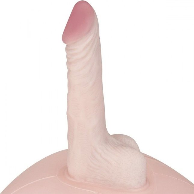 Надувной секс-мяч с реалистичным вибратором. Фотография 5.