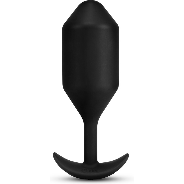 Черная вибропробка для ношения Vibrating Snug Plug 5 - 16,5 см