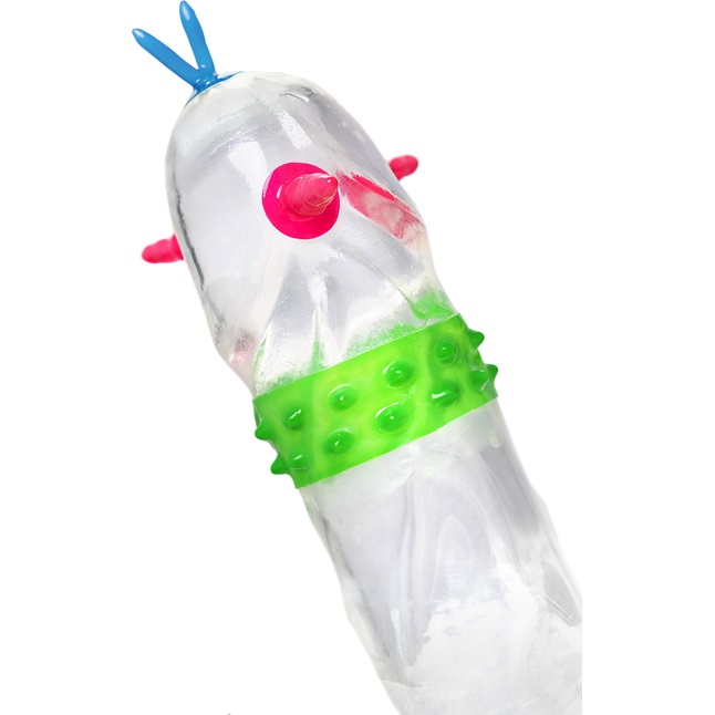 Стимулирующий презерватив Стрела команчи с ароматом ванили - 1 шт - Luxe Extreme. Фотография 2.