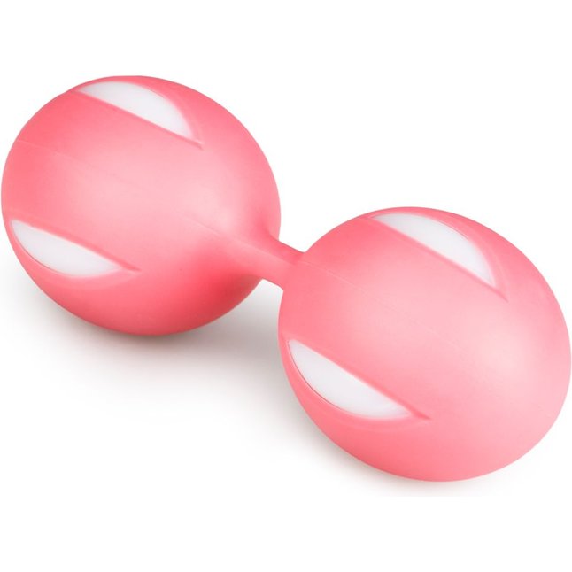 Розовые вагинальные шарики Wiggle Duo - Geisha Collection. Фотография 3.