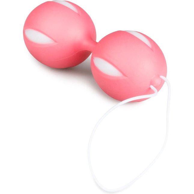 Розовые вагинальные шарики Wiggle Duo - Geisha Collection. Фотография 5.