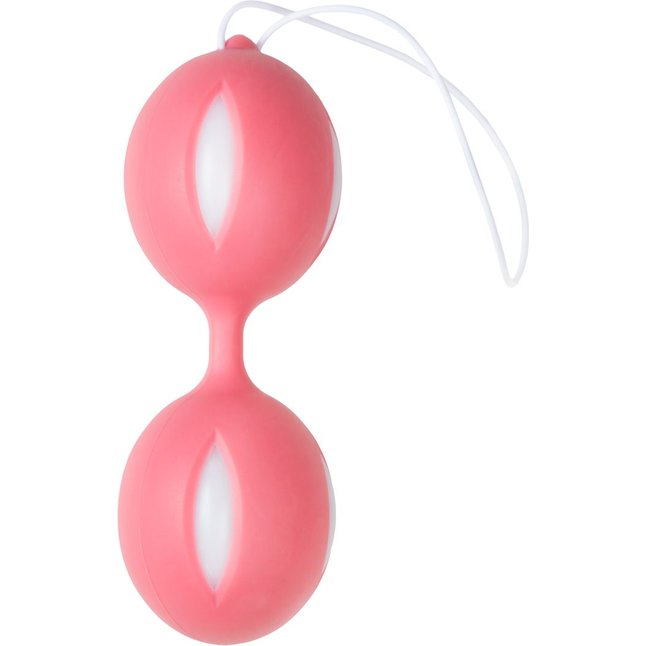 Розовые вагинальные шарики Wiggle Duo - Geisha Collection