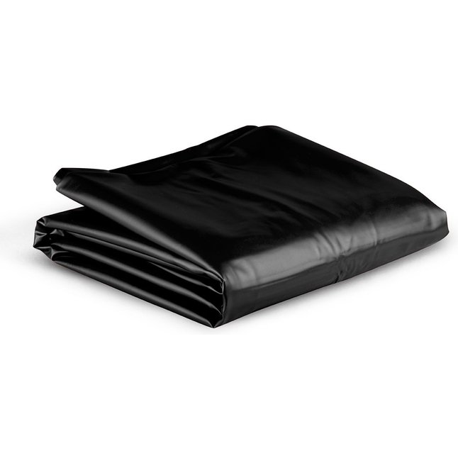 Черное виниловое покрывало - 230 х 180 см - Online Only