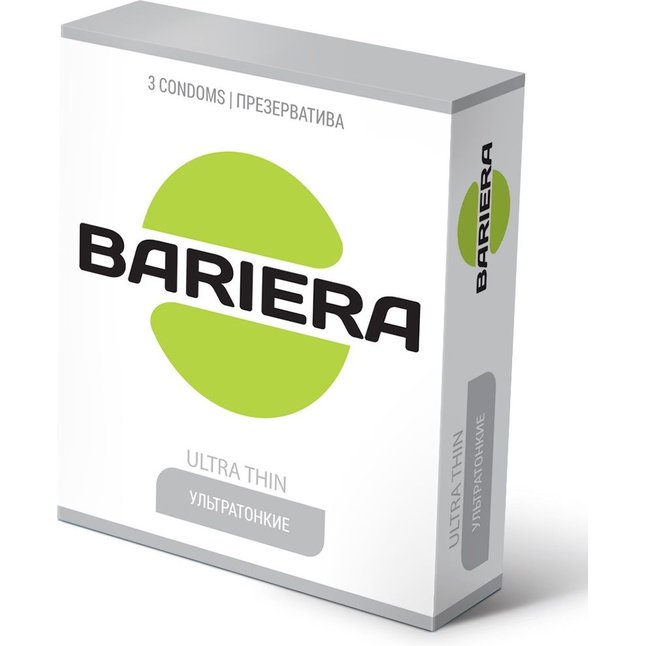 Ультратонкие презервативы Bariera Ultra Thin - 3 шт