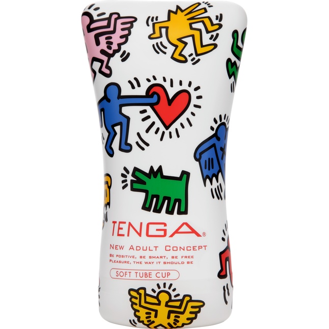 Мастурбатор-туба Keith Haring Soft Tube CUP - Keith Haring Collaboration