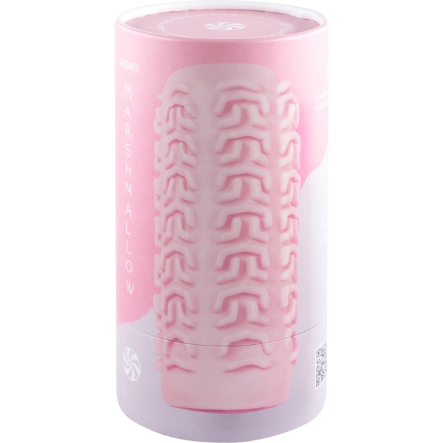 Розовый мастурбатор Marshmallow Maxi Sugary - Marshmallow. Фотография 6.