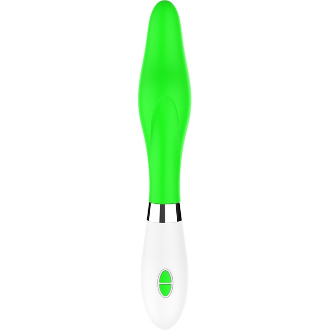 Зеленый фигурный вибратор Athamas - 22,7 см - Luminous. Фотография 2.