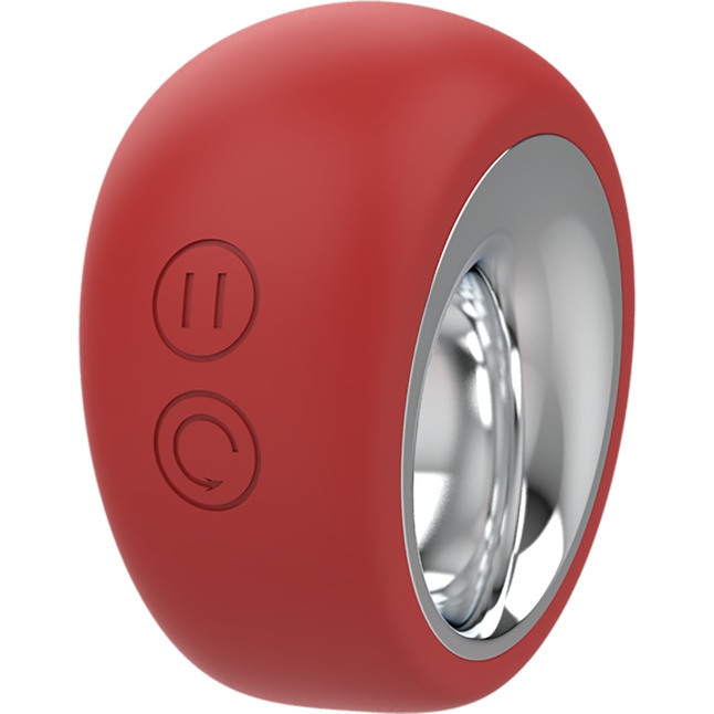 Красный вибратор для пар Pandora - Red Revolution. Фотография 8.
