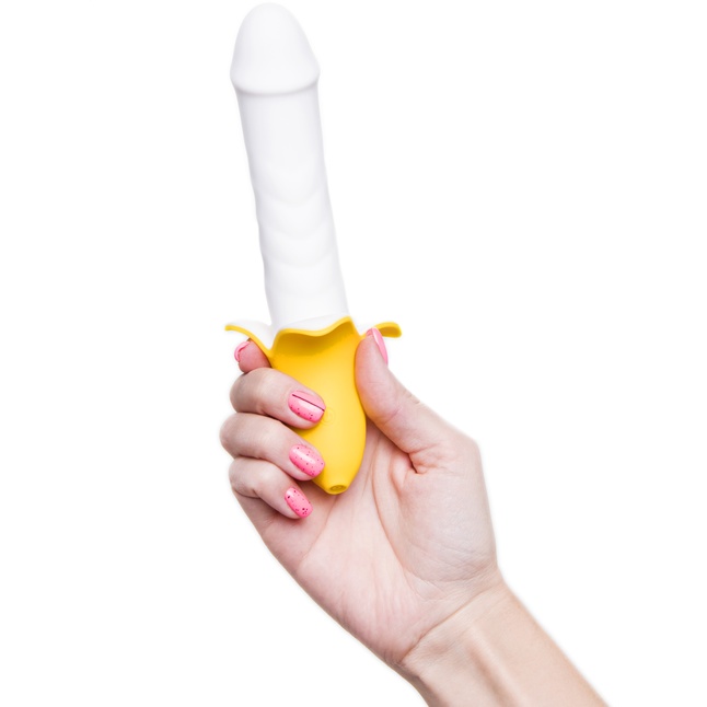Пульсатор в форме банана B-nana - 19 см. Фотография 3.
